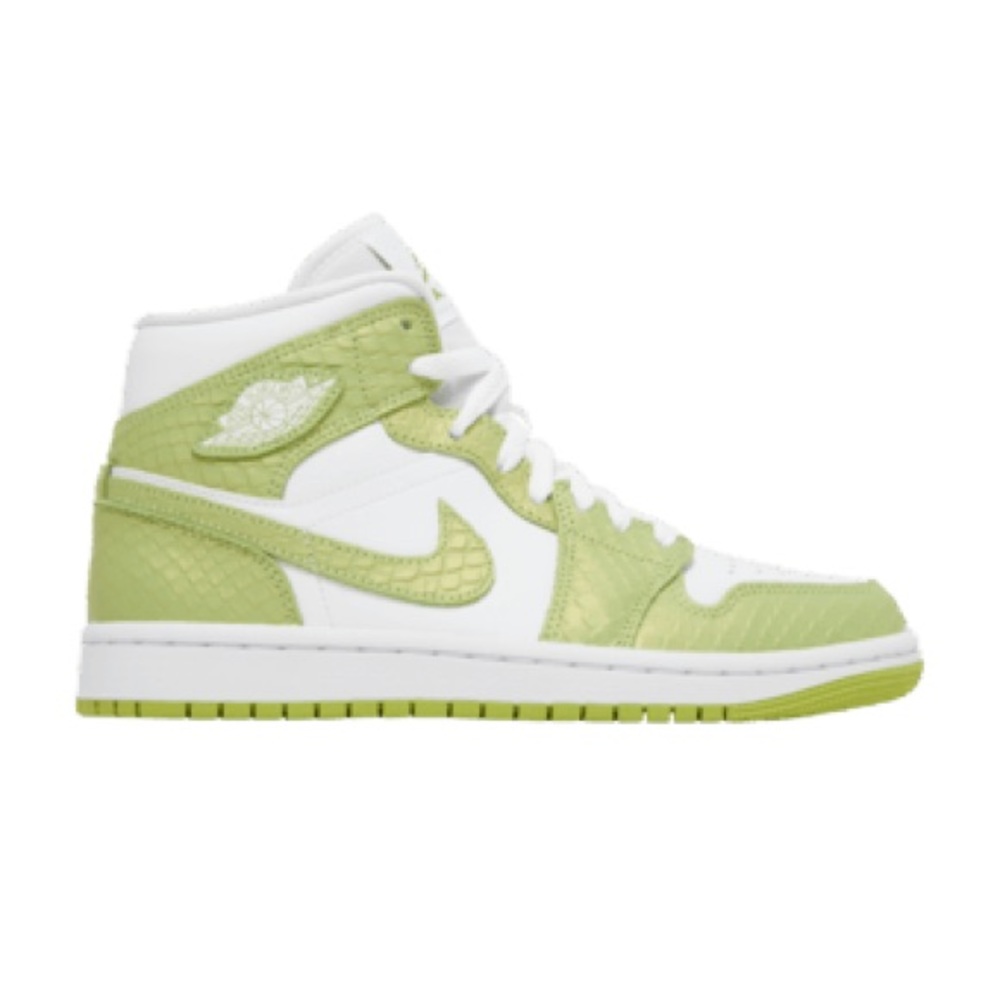 Nike Air Jordan 1 Mid SE 'Green Python' – Size US 11.5